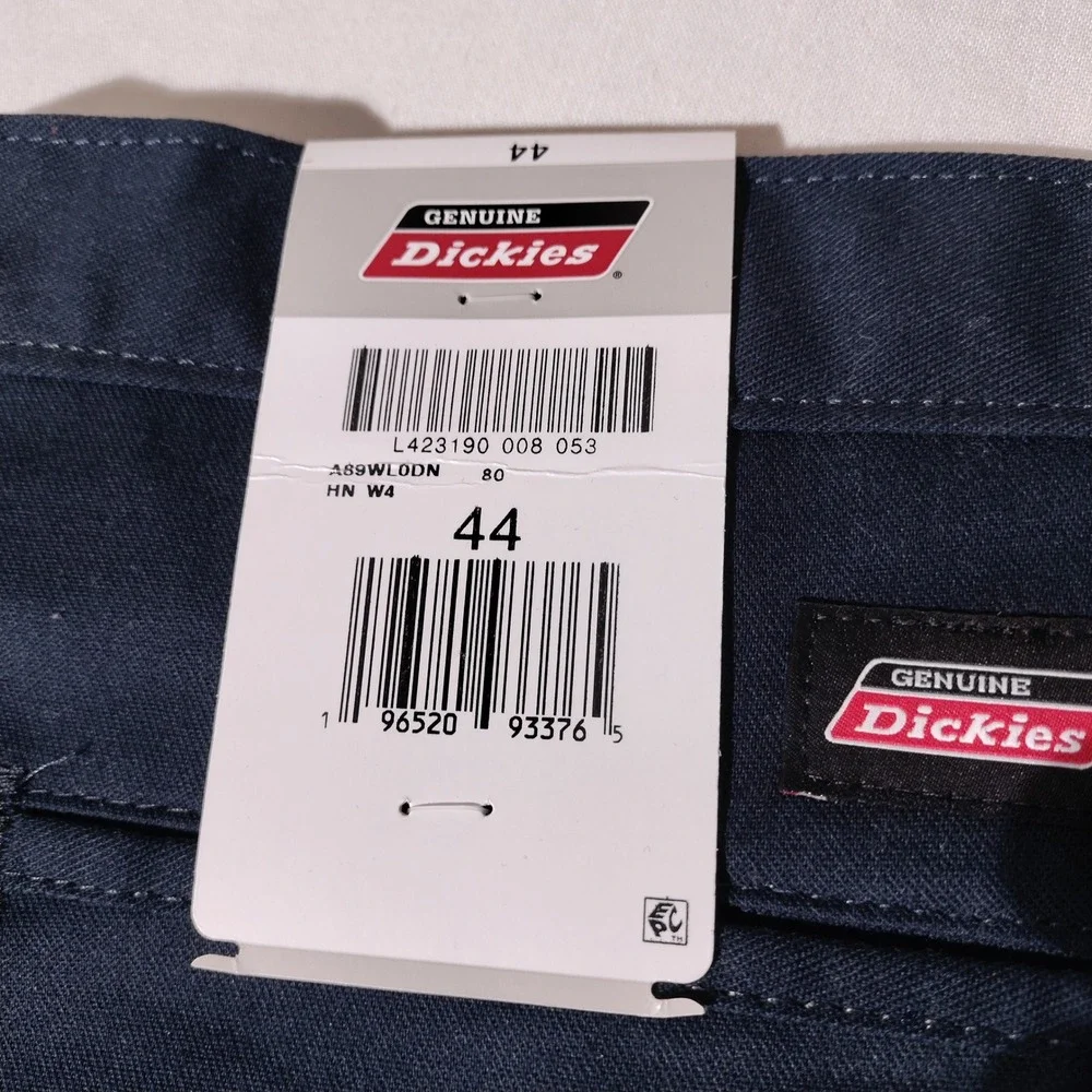 Dickies Mens Relaxed Fit Flex Essential Work Shorts Navy Blue 44 (44x12.5)